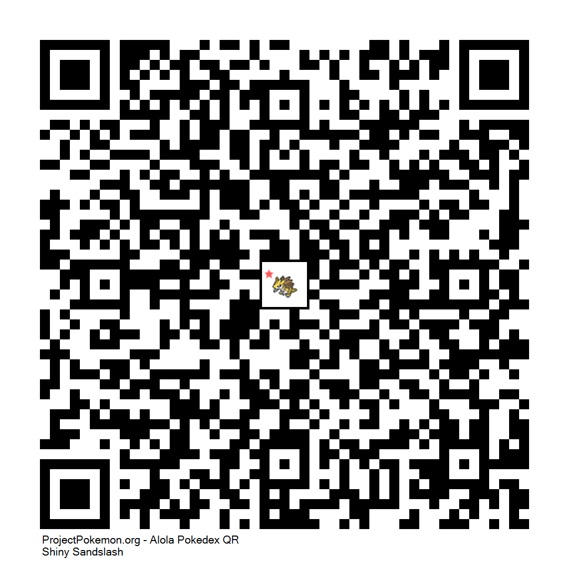Cdigo QR de Sandslash variocolor